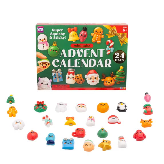 Mini Taba squishy 24‑Day Christmas Advent Calendar Holiday Countdown