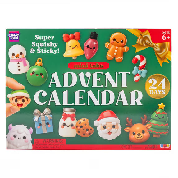 Mini Taba squishy 24‑Day Christmas Advent Calendar Holiday Countdown