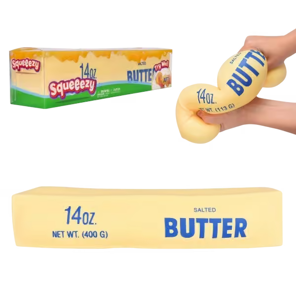 Sunny Days Squeezy Butter Shape Fidget Toy