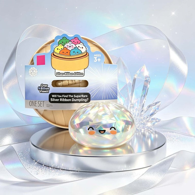 RMS Crazy Funy Mystery Dumpling Squishy Silver Ribbon Edition
