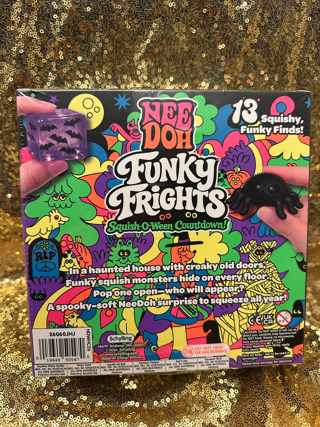 VIRAL NeeDoh Funky Frights Squish-O-Ween Countdown 13