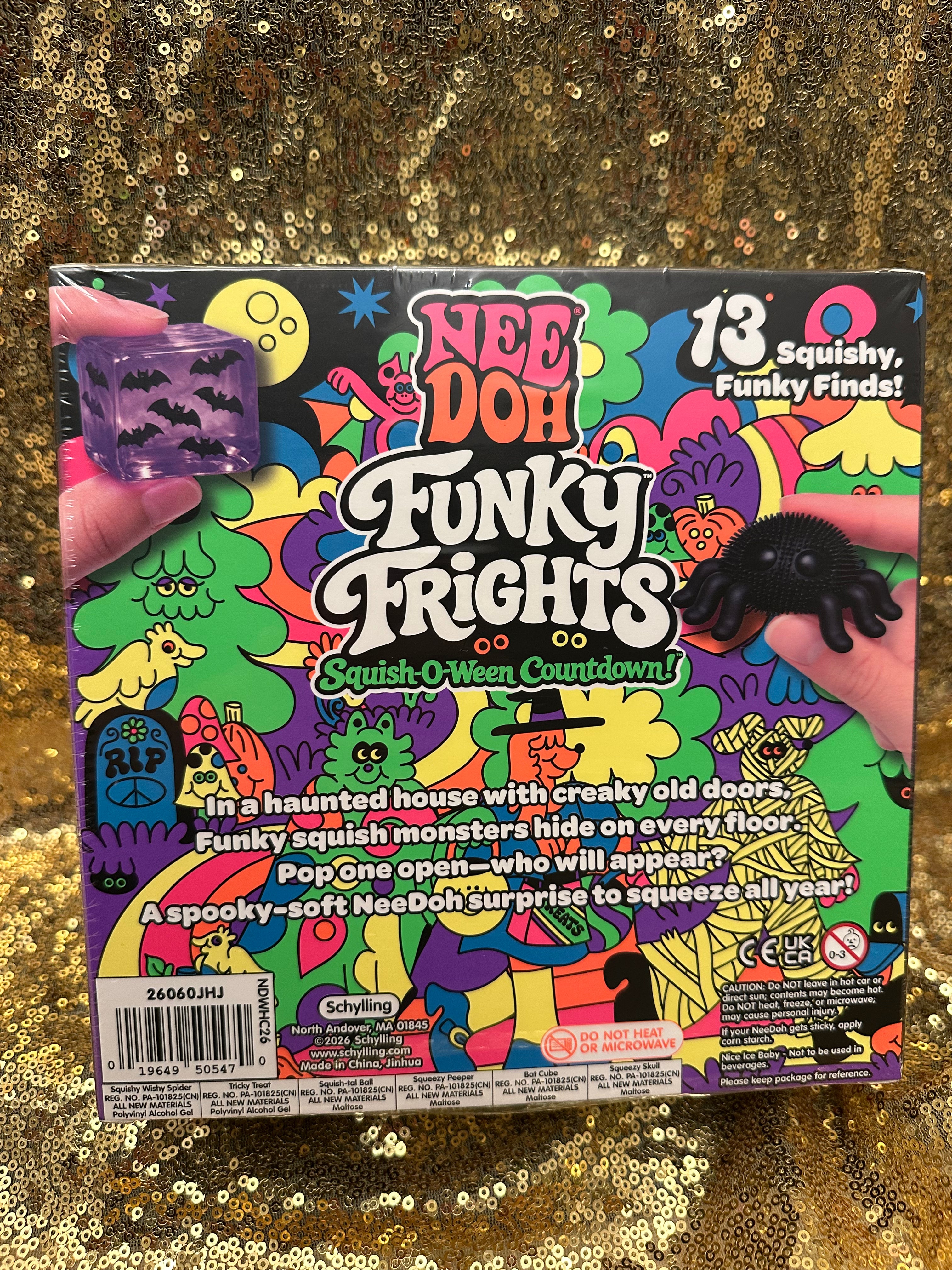VIRAL NeeDoh Funky Frights Squish-O-Ween Countdown 13