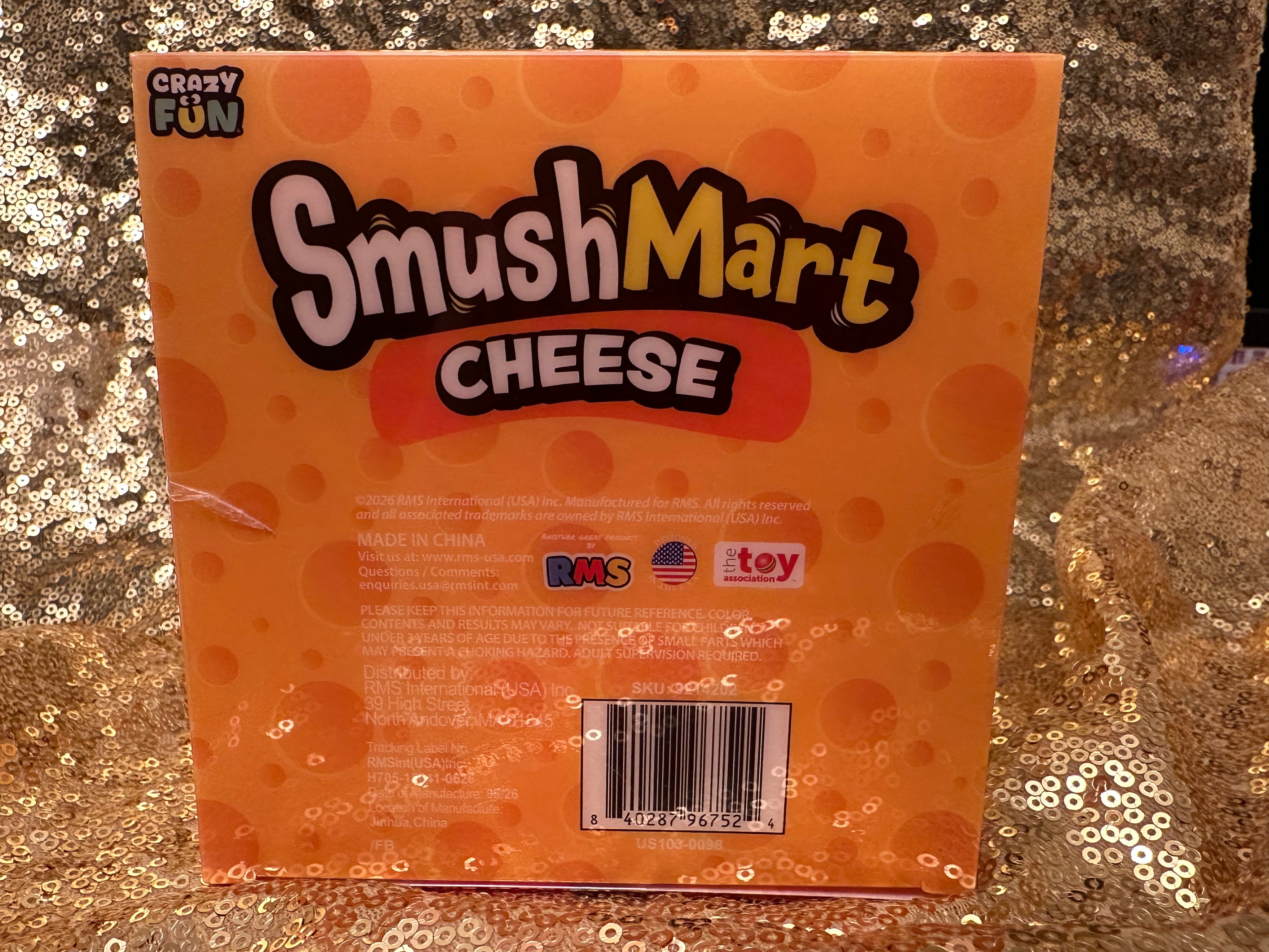 Crazy Fun SmushMart Cheese Squishy Toy
