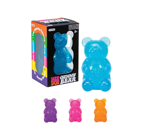 NeeDoh Gummy Bear Squishy PINK Authentic