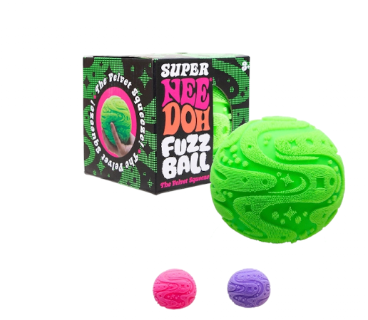 SUPER Fuzz Ball Velvet Needoh Squeeze