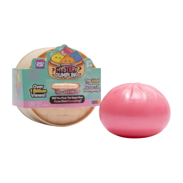 RMS Crazy Fun Mystery Dumpling Rose Gold Squishy Toy (Styles May Vary)