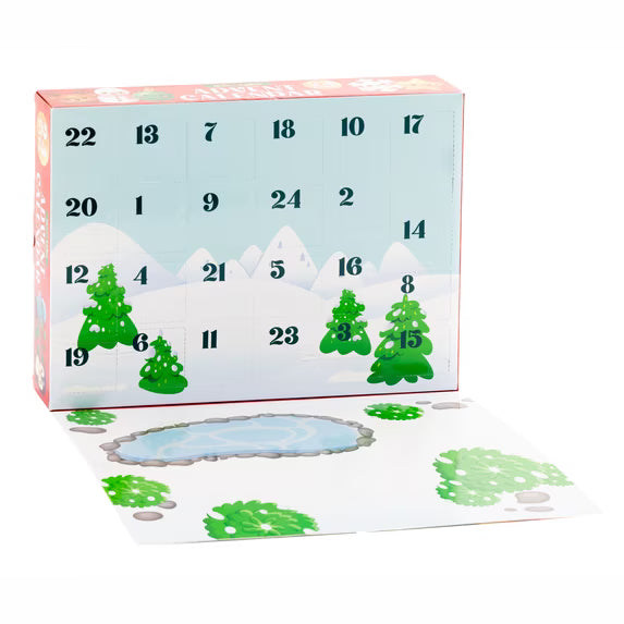 Mini Taba squishy 24‑Day Christmas Advent Calendar Holiday Countdown