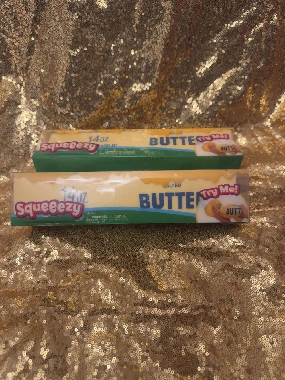 Sunny Days Squeezy Butter Shape Fidget Toy