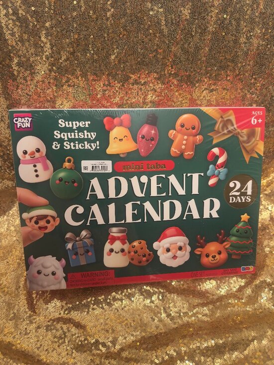 Mini Taba squishy 24‑Day Christmas Advent Calendar Holiday Countdown