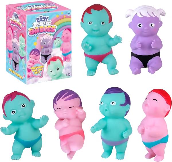 ORB Easy Sqweezy Babies Squishy Assorted Blind Box